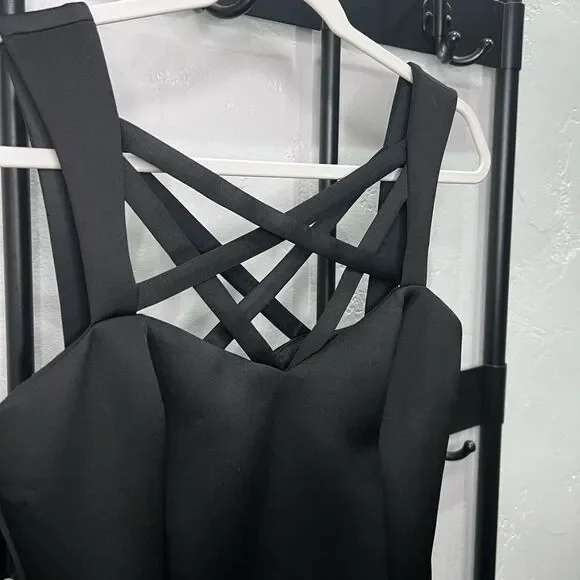 Guess sleeveless scuba dress black size 8 - Picture 6 of 16